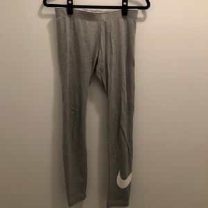 Gray Cotton Nike Leggings